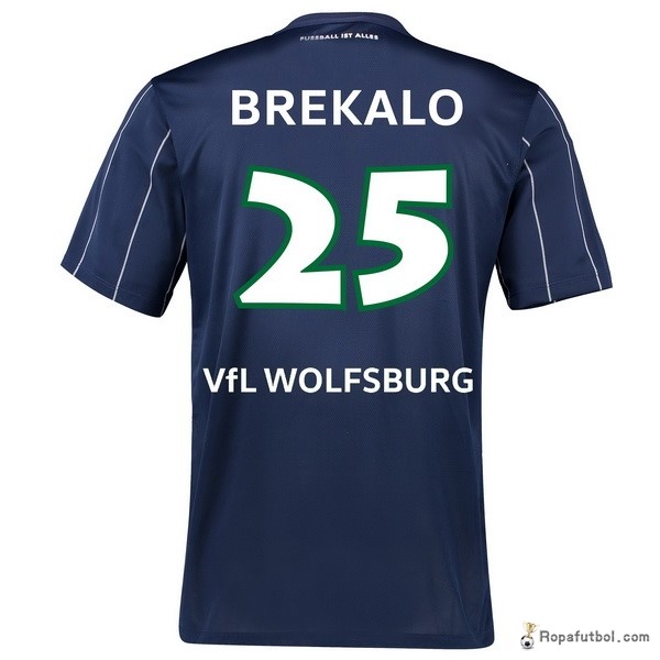 Camiseta VfL Wolfsburgo Replica Tercera Ropa Brekalo 2016/17 Azul